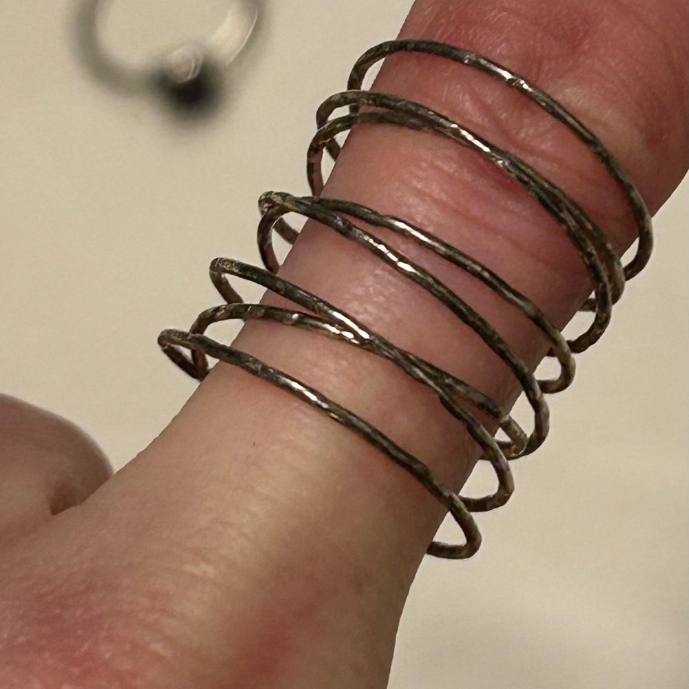 Stella & Dot Silver Spiral Ring